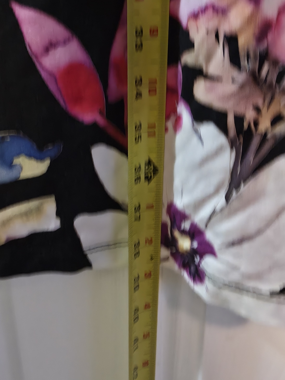 4/$97 Deal! Frank Lyman Design Black Floral Bell-Sleeve Dress with Pink & Purple - Picture 6 of 16